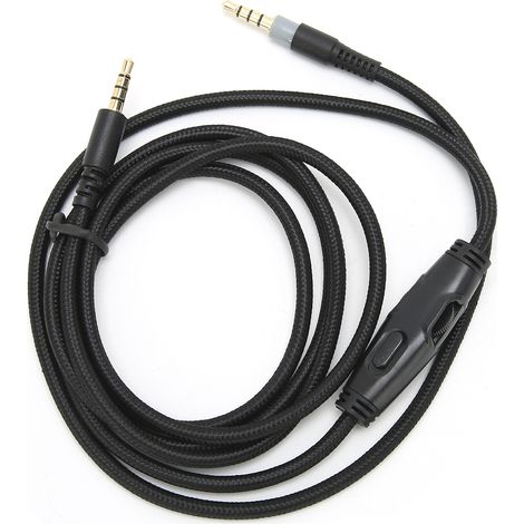 Câble audio 3,5mm mâle-mâle avec contrôle de volume pour casque HyperX Cloud (1/5)