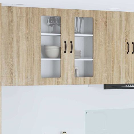 vidaXL Panneau de lave-vaisselle Kalmar Chêne Sonoma 80 x 31 x 80 cm