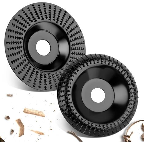 Disque Bois Meuleuse 125mm Disque a lamelles a poncer, meuleuse bois pour Façonner Meuler Sculpture Couper sculpture bois, à sculpter pour Meuleuse d'angle (1/5)
