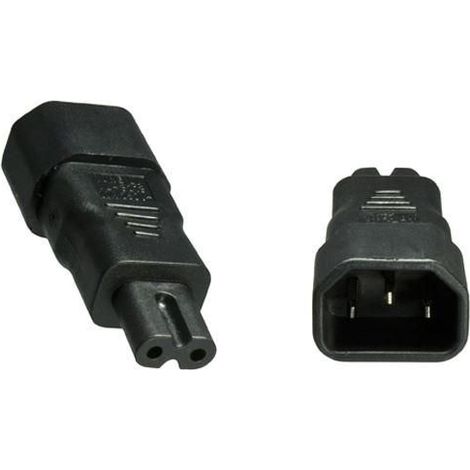 EFB Elektronik EB515.2 adaptador de enchufe eléctrico C14 C7 Negro
