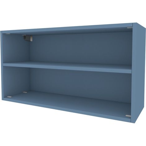 Libreria pensile moderna con schienale - Montaggio rapido Cabineo - Avio