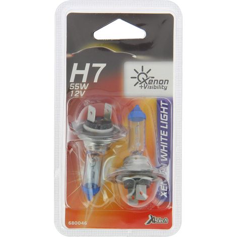 XLTECH 2 ampoules H7 Xenon White Light