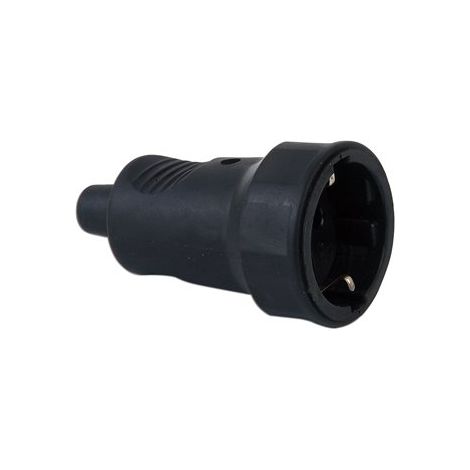 Base móvil de goma negra con terminales 10/16A 230V CL524115 (1/3)