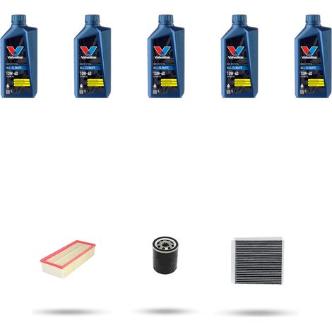 Kit tagliando 3 FILTRI e 5L OLIO compatibile con Smart ForFour (454) 1.3 70kw Dal 2004 al 2006 (1/5)