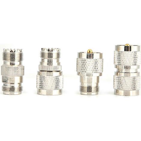 Kit de convertisseur adaptateur coaxial concentrique en laiton RF 50 ohms 4 M vers N (1/5)