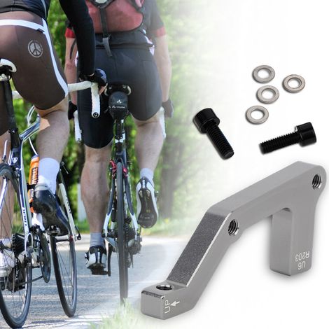 Robuster Bremssatteladapter B R203 für MTB/Mountainbikes aus Titan (1/5)