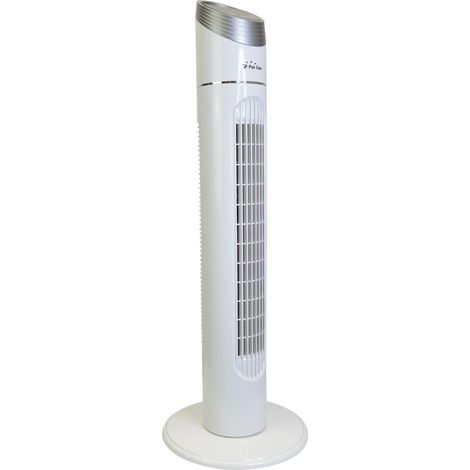 Ventilatore a torre digitale e pannello tattile con telecomando PURLINE VENTY TO 40