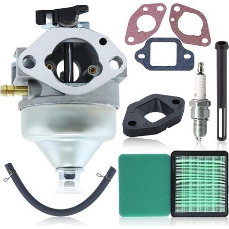 Kit carburatore per Honda GCV190 decespugliatore, kit con carburatore, filtro aria, set guarnizioni carburatore, candela, isolante carburatore e filtro benzina (1/5)