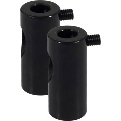 Pack de 2 Crochets de Plafond Décentralisateurs Noirs Déplace Lumière Lampes Support Décoratif Décentralisateur pour Lampes Murales ou de Plafond (1/4)