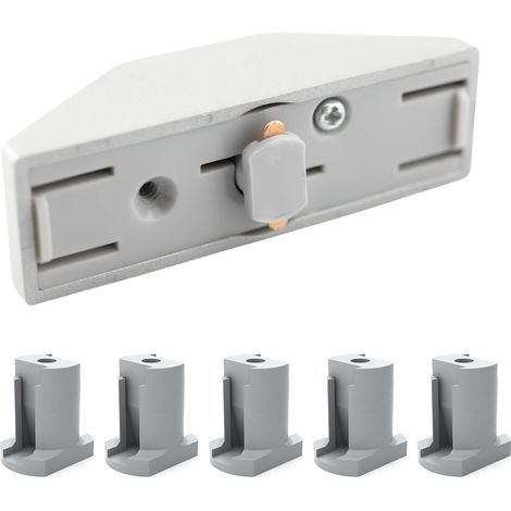 Pack of 5 Unbreakable Contact Brackets Compatible with 12V LED Spot Light Rail Replacement Part Unbreakable and Sturdy (1/5)