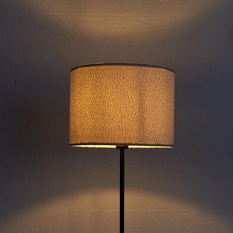 Lampadaire Abat-Jour Bouclette Moderne Noir et Blanc (1/5)
