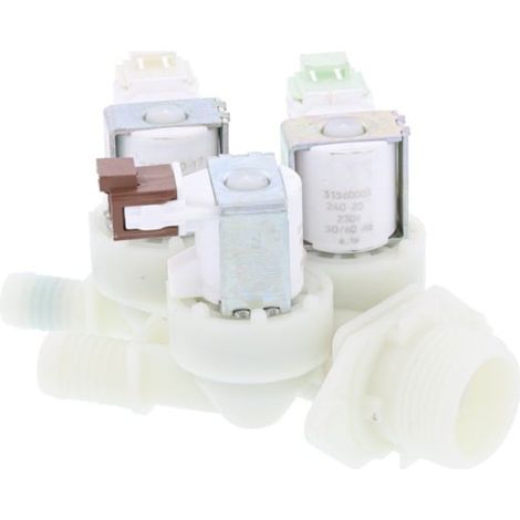 Ersatzteil - Electrovanne 3 voies d'origine - - ELECTROLUX, FAURE, AEG, ZANUSSI, ZANKER, WESTINGHOUSE