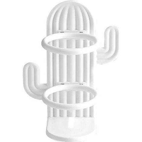 royaluxe - Support de rangement pour brosse à dents électrique, support mural autocollant, blanc (1/4)
