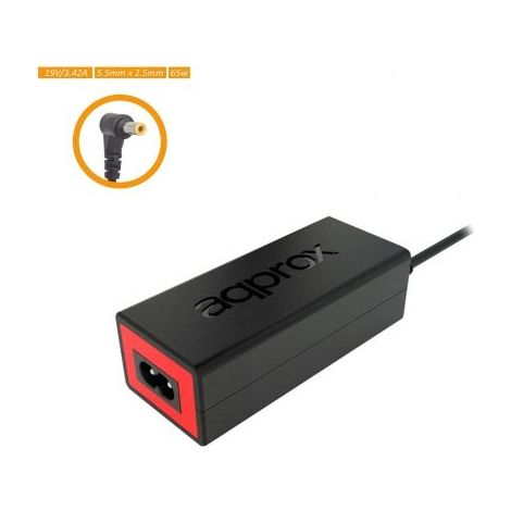 CARGADOR COMP.TOSHIBA PORTATIL APPROX NOTEBOOK 65W