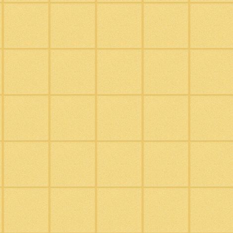 Papiers peints vinyle jaune idéal pour chambre | Papier peint jaune metallique motif graphique | Tapisserie originale intissée à carreau - 10,05 x 0,53 m (1/5)