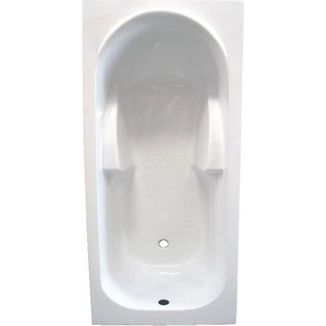 ONDEE ZEN - Baignoire FANY - Bac rectangulaire 160x70cm - ABS et Acryl renforcé 3mm - Blanc