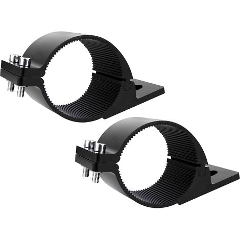 2x support de montage de lumière travail, 3 pouces 76 mm - 81 mm ajustable, universelle pince de tube de barre, fixation support barre led, pour off road voiture camion moto ATV 4x4 (1/5)