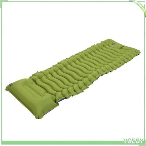 Matelas de couchage de camping - FAFEICY - Auto-gonflant 190x65x10 cm - Oreiller intégré - Revêtement TPU imperméable - Indéchirable (1/5)
