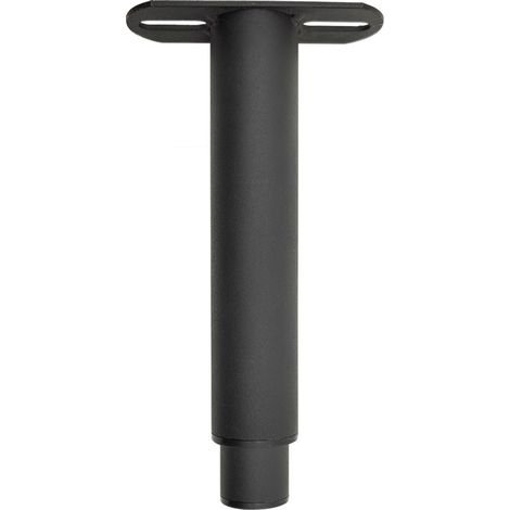 Pied de support de lit : pieds de meubles réglables en métal robuste pour table, canapé, plan de travail, lits, armoire, bureau, 1 pièce de 13-19cm (noir) Oi-FRIS