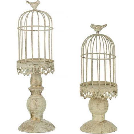 Chandelier à Cage à Oiseaux Vintage, Chandeliers décoratifs pour Tables de Mariage, Ornements pour Chandeliers sculptés en Fer forgé, S + L (1/5)