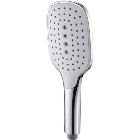 1 Douchette à main, 3 modes, ABS chromé, tuyau PVC 149,9 cm, support inclus, salle de bain (1/4)