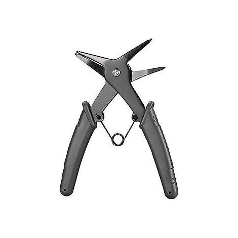 Pince à circlips multifonction 2 en 1 - Pince à circlips facilitant le retrait des circlips pour l'assemblage industriel (Gris) (1/5)