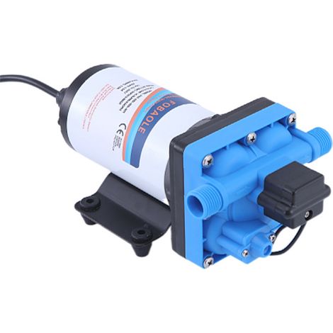 4-Kammer-Membrandruckpumpe mit Filter und Anschlüssen, 5,5 GPM, 70 PSI, für Garten, Wohnmobil und Landwirtschaft