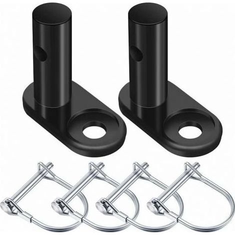 2 Sets Bike Trailer Coupler Bike Trailer Hitch Connector Steel Trailer Hitch Replacement Mounting Adapter Bike Coupler Attachment Adapter, 6 Pcs (1/5)