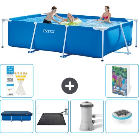 Rechteckiger Frame Pool - 300x200x75 cm - 7-teilig S154