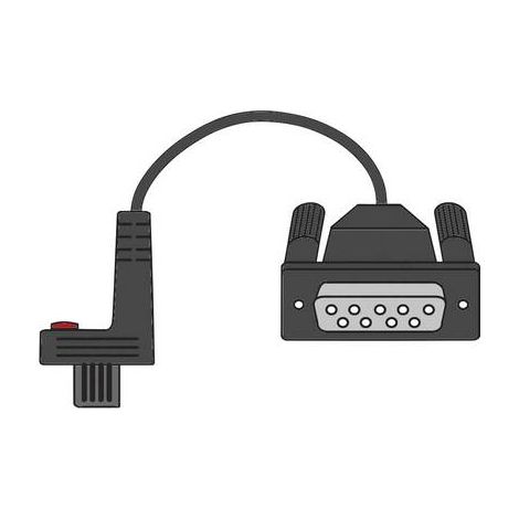 Câble de données, Long. : 2 m, Modèle Pour interface RS-232 (1/2)