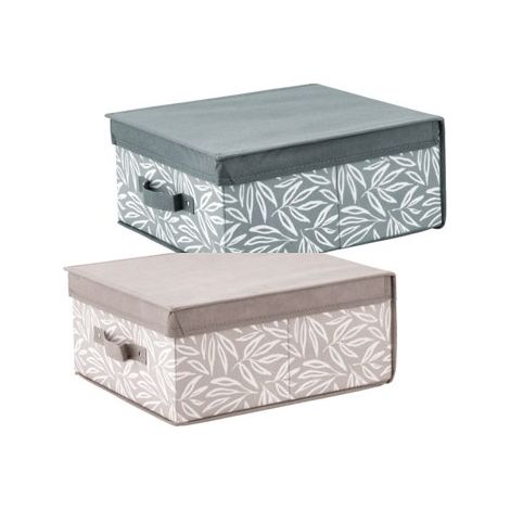 1 Pezzo Scatola Portabiancheria in TNT Bertha 40 x 33 x 18 cm 2 Colori (1/2)