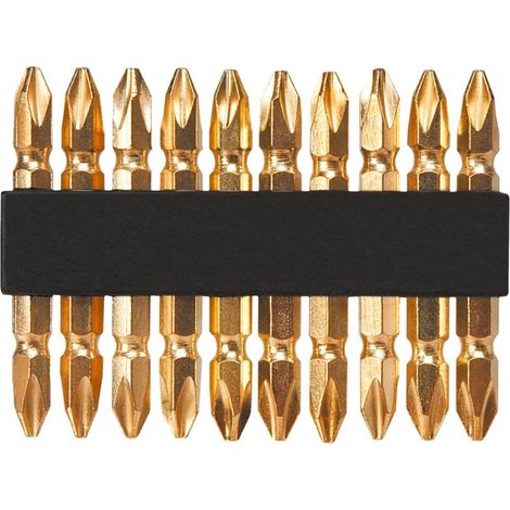 Puntas de destornillador PH2 x 60 mm, 10 unidades.