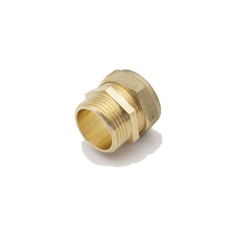 Prima Classic Brass Compression Adaptor 28mm x 1 Male (1/2)