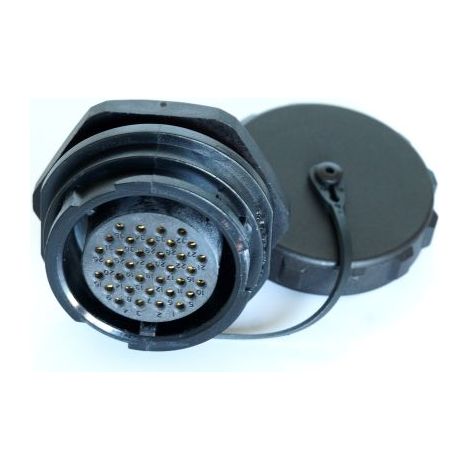 Connecteur circulaire RS PRO, Standard 35 contacts, Montage panneau, raccordement A souder ( Prix pour 1 )