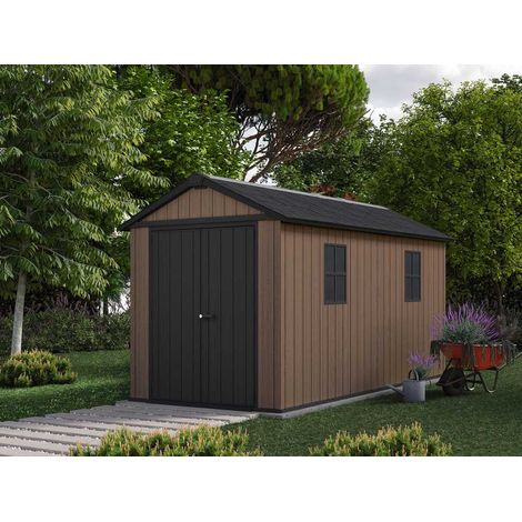 CASETA COBERTIZO RESINA JARDIN NEWTON 1375 KETER