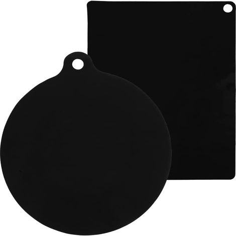 Tapis De Protection Pour Plaque A Induction - Silicone Alimentaire - Résistant Jusqu'à 250 °C - Anti-dérapant - Pour Cuisinière À Induction Uniquement - 4 Pièces - Noir