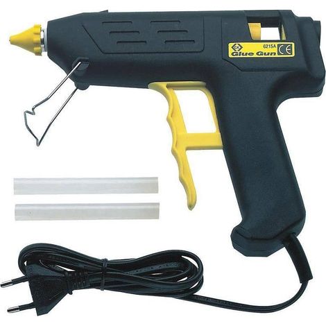 C.K. T6215A pistola de pegamento negra 80 W de alto rendimiento