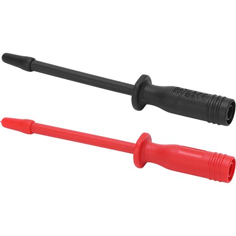 2 Pièces Crochet de Test Multimètre avec Connecteur 4mm, Aiguilles Isolées pour Dépannage Électronique et Réparation Auto (1/5)