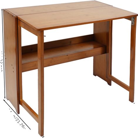 Bureau pliant, design gain de place, esthétique moderne, Bronze (1/2)