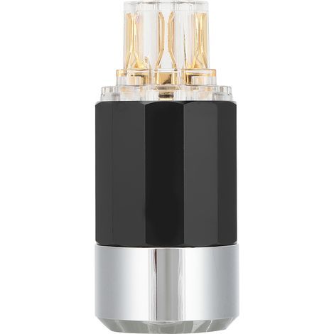 24K Gold Plated Pure Copper HiFi Audio Power Connector, 100-250V Female Plug F109G (1/5)