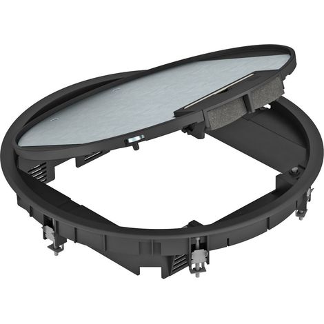 OBO Bettermann Inserto de dispositivo para montaje universal Ø324x61 poliamida negro grafito RAL 9011, 7405532