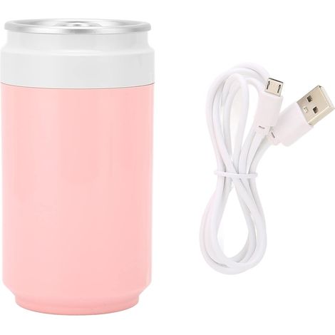 Humidificateur de Voiture USB, Vaporisateur D'humidificateur Ultra Silencieux avec Diffuseur D'huiles Essentielles avec Lumières LED pour Voiture, Bureau, Voyage, Maison, Véhicule(Rose) (1/5)