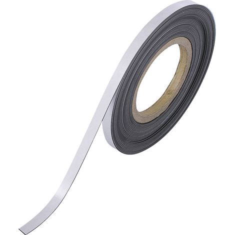 eurokraft basic, Ruban magnétique, lot de 2 rouleaux, largeur (1/5)