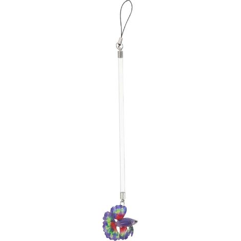Betta Fish Flaring Stick: Interactive Tail Training Wand - Realistic Fish Toy Flare Wand for Betta Aquarium Exercises and Tank Enrichment, 7.8 Inches (1/5)
