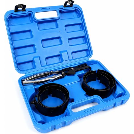 Set fasce elastiche di compressione con pinza per anello pistone 73-111 mm
