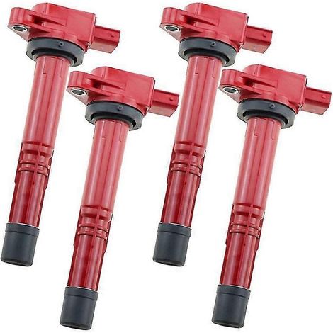 Cuatro bobinas de encendido (30520-PNA-0) para los modelos Honda Civic K20 K24 K20Z3, Accord Element S2000 CSX RSX de 2002 a 2011. (1/5)