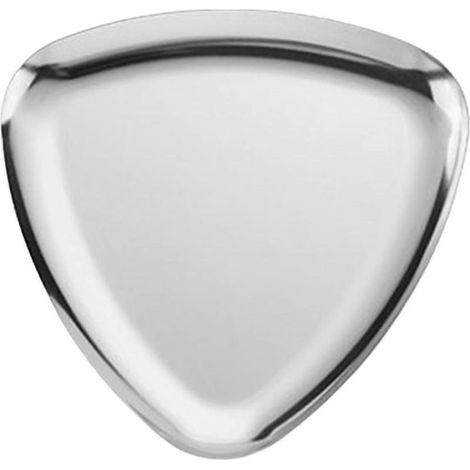 Plateau à bijoux, vide-clés, plateau de rangement décoratif en métal, plateau à cosmétiques moderne, vide-poches pour salon, bureau, table de chevet, coiffeuse-Silver (1/5)