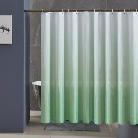 Furlinic Duschvorhang Überlänge Extra Breit 240x200cm Antibakteriell Wasserdicht (1/5)