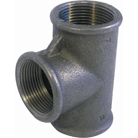 Té égal fonte noire FFF - Diamètre : 3/4''- réf : 20111 - Sanitaire-distribution