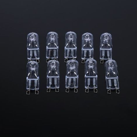 10 Pièces G9 Ampoules Halogènes Clair Capsule 220-240 V Remplacement pour Éclairage de la Cuisinière, Feux de Signalisation SUP®-Ywey
